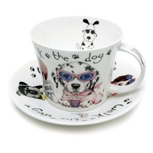 Roy Kirkham Animal Fashion Dogs Cup And Saucer