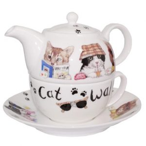 Roy Kirkham Animal Fashion Cat Tea for One Teapot