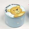 Teddy Baby Boy Tooth And Curl Trinket Box Set