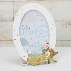 Disney Bambi & Thumper Round Resin Frame