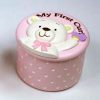 Teddy Baby Girl Tooth And Curl Trinket Box Set