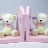 Teddy Baby Girl Bookends