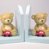 Teddy Baby Boy Bookends