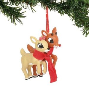 Rudolph And Clarice Christmas Ornament