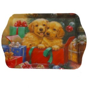 Christmas Golden Surprise Scatter Tray