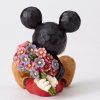 Jim Shore Mickey Mouse With Flowers Figurine