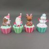 Christmas Candy Cupcake - Santa