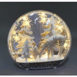 Deer Trees Led Diorama