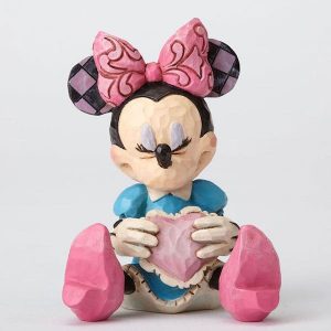 Jim Shore Minnie Mouse With Heart Figurine