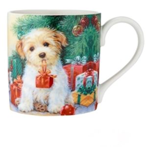 Christmas Furry Friends Mug - Puppy Present