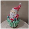 Christmas Candy Cupcake - Santa