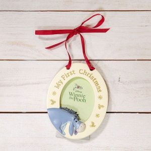 Disney My First Christmas Eeyore Hanging Photo Frame