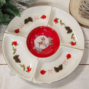 Disney Christmas Serving Plate - Bambi