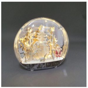 Snowy Santa LED Diorama