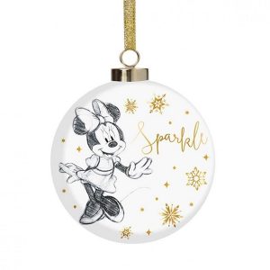 Disney Christmas Minnie Mouse Sparkle Bauble