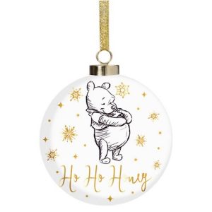 Disney Christmas Pooh Ho Ho Honey Bauble