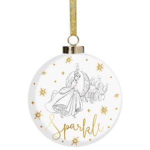 Disney Christmas Cinderella Sparkle Bauble