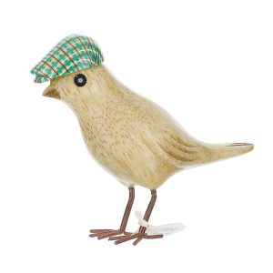 Garden Bird Green Flat Cap