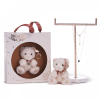 Bailey Bear Bag Charm & Necklace Gift Set - March