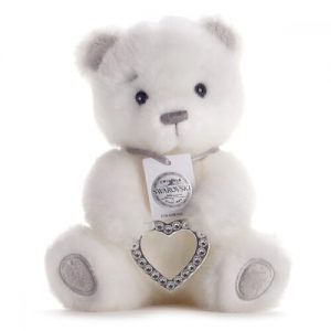 Bailey Bear Plush Heart Medium