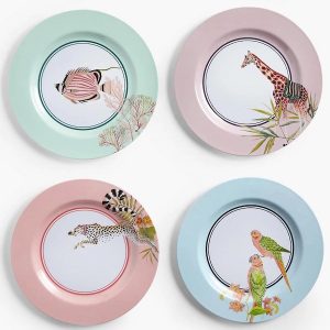 Yvonne Ellen Safari Dinner Plates Set