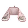 Pimpernel Wrendale Double Oven Gloves - Pink Rabbit