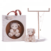 Bailey Bear Bag Charm & Necklace Gift Set - August