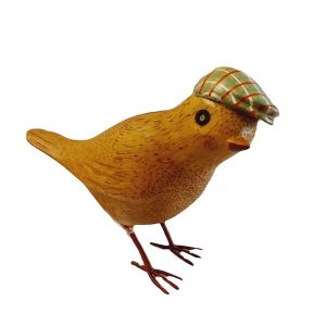 Garden Bird Green Flat Cap 2