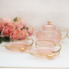 Cristina Re Rose Glass Teacup And Saucer Set