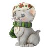 Heartwood Creek - Mini Kitten with Christmas Hat