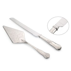 Silverplated Kings Cake Knife & Server