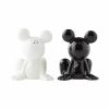 Salt And Pepper Shaker Set Black And White Mickey