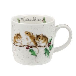 Wrendale Christmas Winter Mice Mug