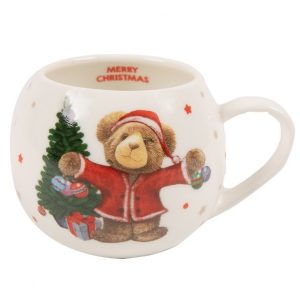Honey Pot Bear Xmas Feeling Festive Mini Hug Mug
