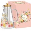 Springtime Soiree Glass Infuser Jug