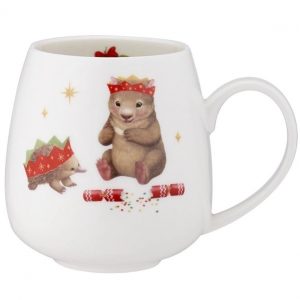 Little Aussie Christmas Wombat Hug Mug
