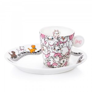 nglish Ladies Aristocats Espresso Cup and Saucer