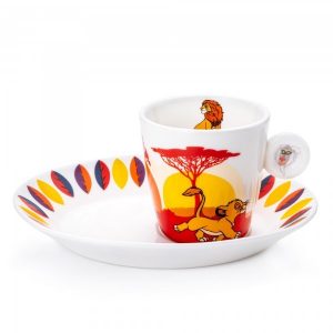 English Ladies Lion King Espresso Cup and Saucer