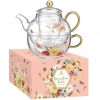 Springtime Soiree Glass Tea For One