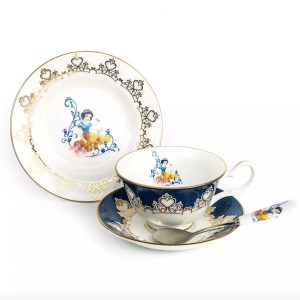 English Ladies Snow White Fine Bone China Tea Set