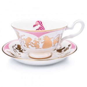 English Ladies Alice In Wonderland Cheshire Cat Cup And Saucer