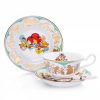 English Ladies Alice In Wonderland Mad Hatter Cup And Saucer