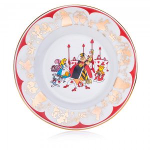 English Ladies Alice In Wonderland Queen Of Hearts Side Plate