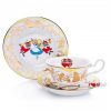 English Ladies Alice In Wonderland Tweedledum & Tweedledee Cup And Saucer