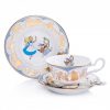 English Ladies Alice In Wonderland White Rabbit Side Plate