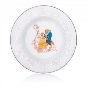 English Ladies Wedding Side Plate Beauty And The Beast