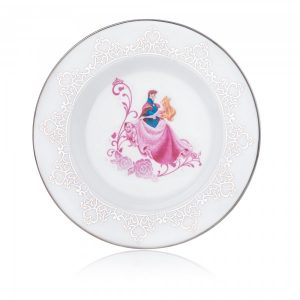 English Ladies Wedding Side Plate Sleeping Beauty