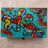 Romero Britto Glass Keepsake Box Butterflys