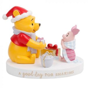 Winnie the Pooh Christmas 'A Good Day For Sharing Figurine'