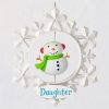 2021 Hallmark Keepsake Ornament - Daughter Snowflake